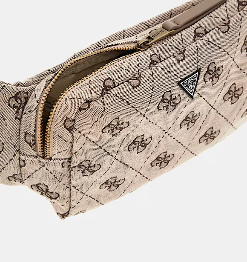 Riñonera con logotipo jacquard